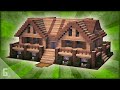 Deluxe Minecraft WOODEN Cabin Tutorial! (#20)