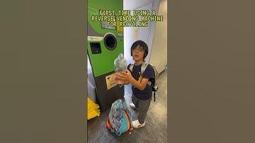 #S108: Reverse Vending Machine for Recycling リサイクル用の逆自動販売機 #shorts #recycle #vendingmachine #リサイクル