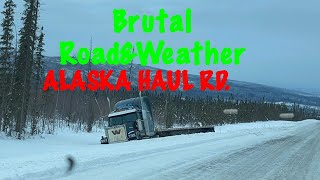 Brutal Road&Weather of The Dalton Highway In ALASKA 34 mins. #alaskatruckers