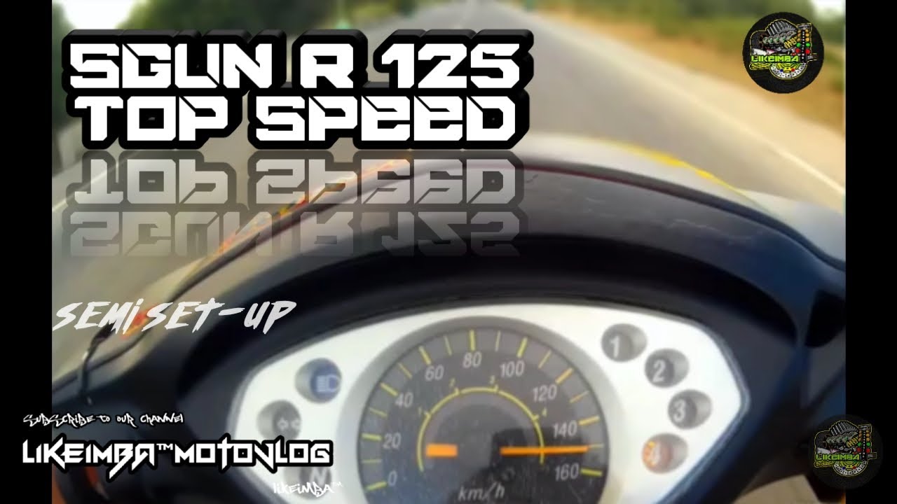 Shogun R 125 Top Speed Semi Set Up Youtube