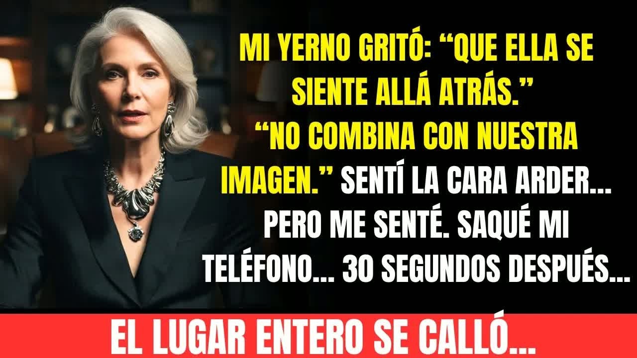 Mi yerno me humilló： “No combinas con nuestra imagen ” Marqué un número… y 30 minutos después…