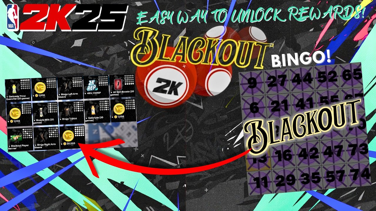 BEGINNERS GUIDE: HOW TO PLAY BLACKOUT EVENT(BINGO CARD) IN NBA 2K25