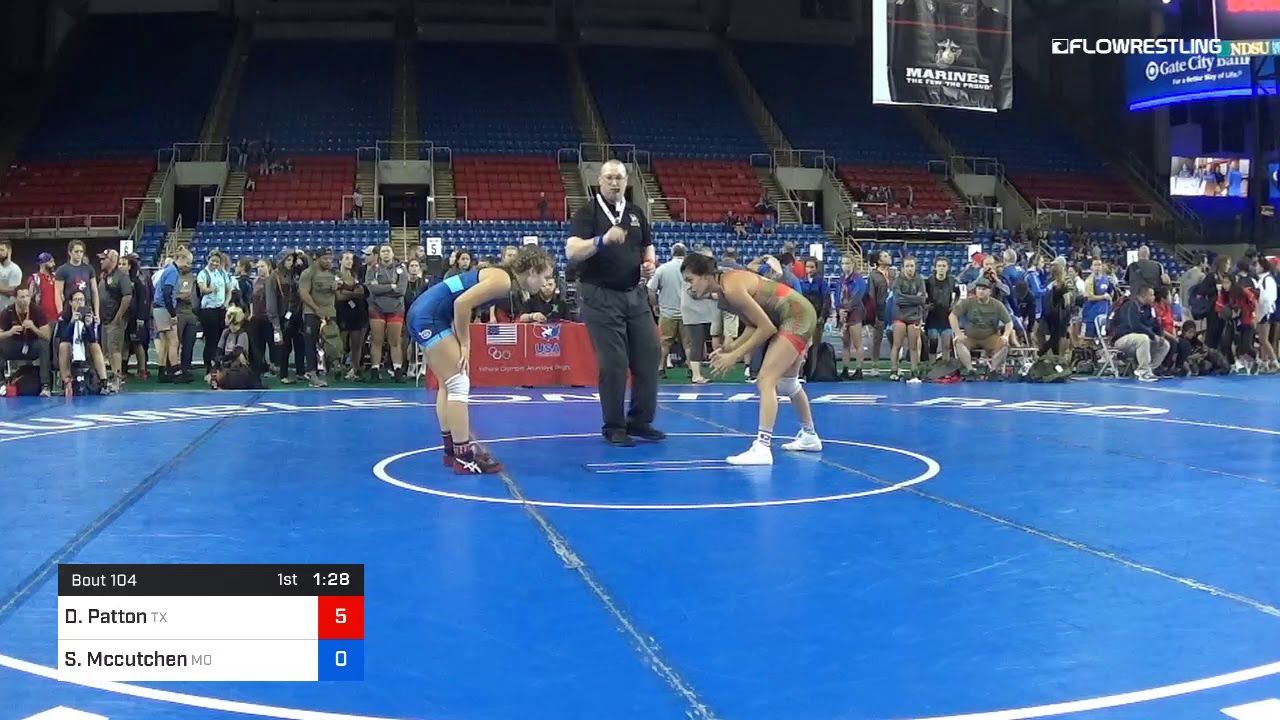 127 Lbs Rnd Of 64 Devin Patton Texas Vs Savanna Mccutchen Missouri ...
