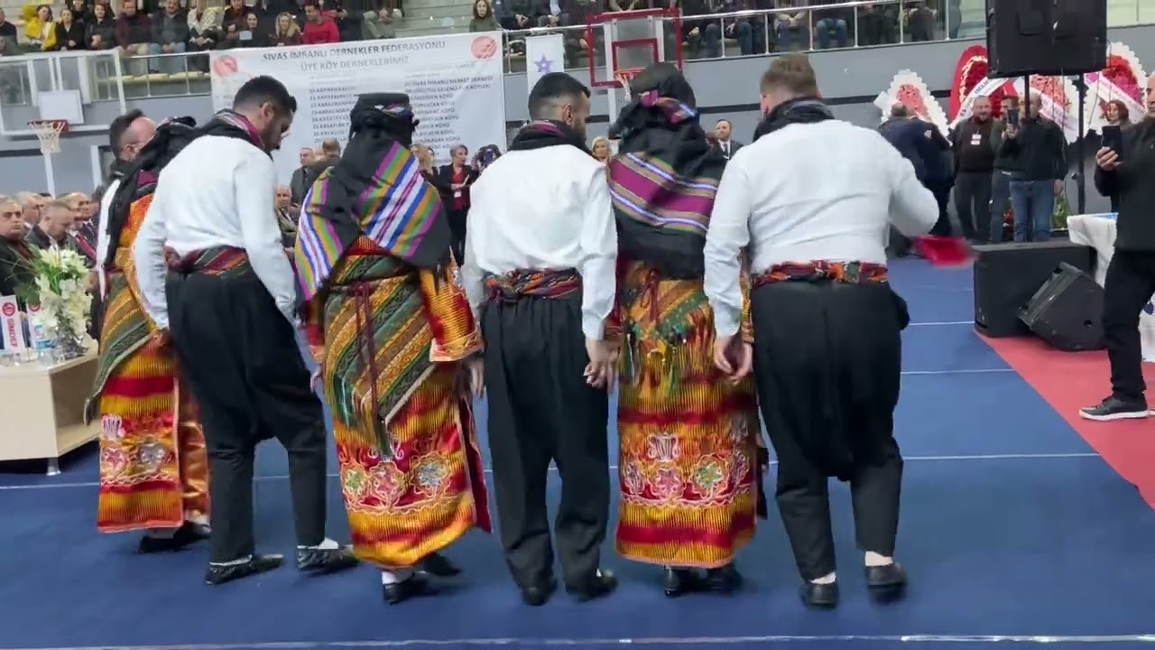 SİMDEF GENÇLİK KOLLARI HALK OYUNLARI SİVAS İMRANLI Düz / Dik Halay KOÇGİRİ oyunları