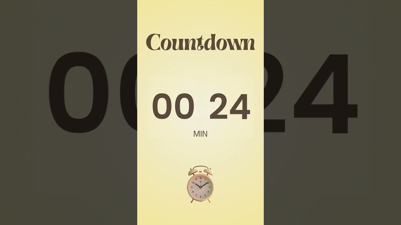 💛 45-Second Pomodoro Sprint | Quick Focus Boost