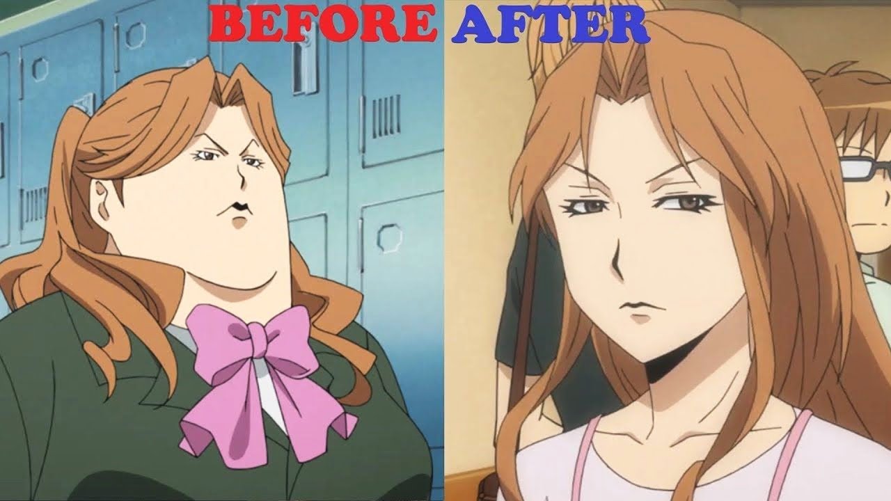 Funny Weight Loss/Gain in Anime - YouTube
