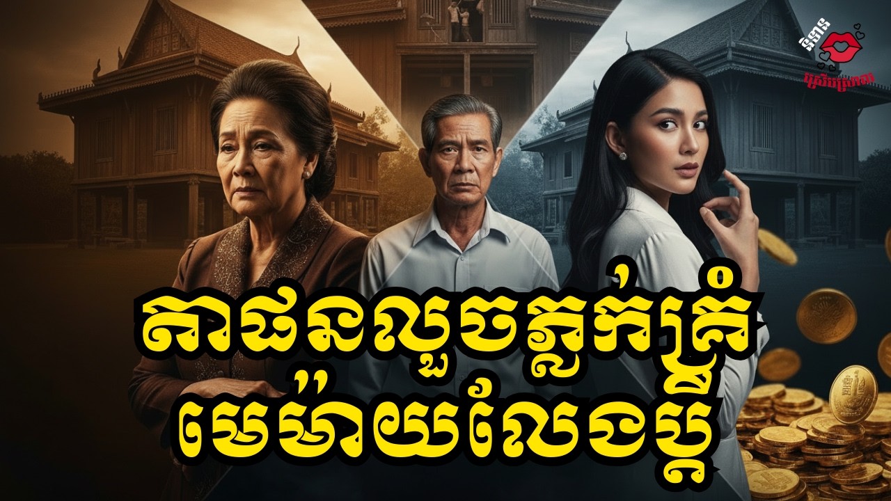 តាផនលួចភ្លក់គ្រំមេម៉ាយលែងប្ដី | និទានស្នេហ៍ | Khmer Love story