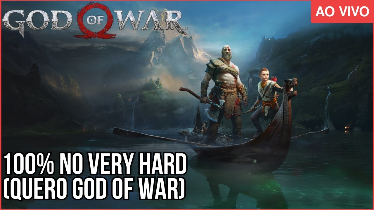 GOD OF WAR 2018 - NO VERY HARD (QUERO GOD OF WAR) AO VIVO❗comandos
