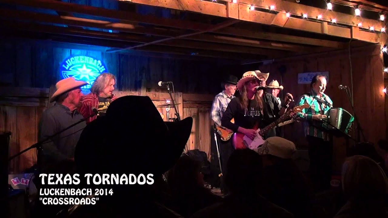 "LIVE" Texas Tornados "Crossroads" Luckenbach 2014 YouTube