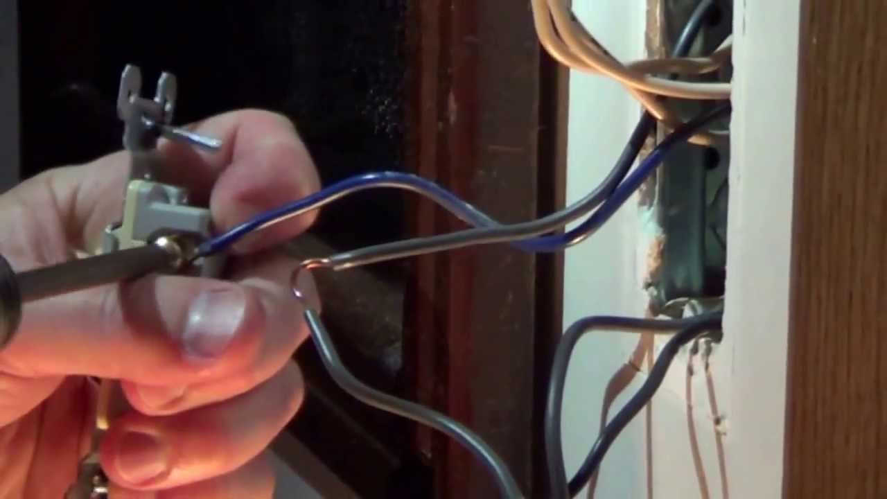 How to Install a Single Pole Light Switch With 3 Wires 