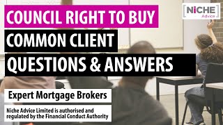 Right to Buy Mortgage - Frequently Asked Questions
