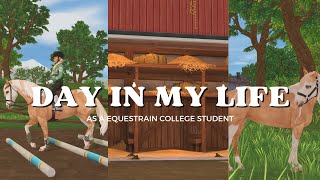 Day in my life: equestrian college student edition || SSO RRP