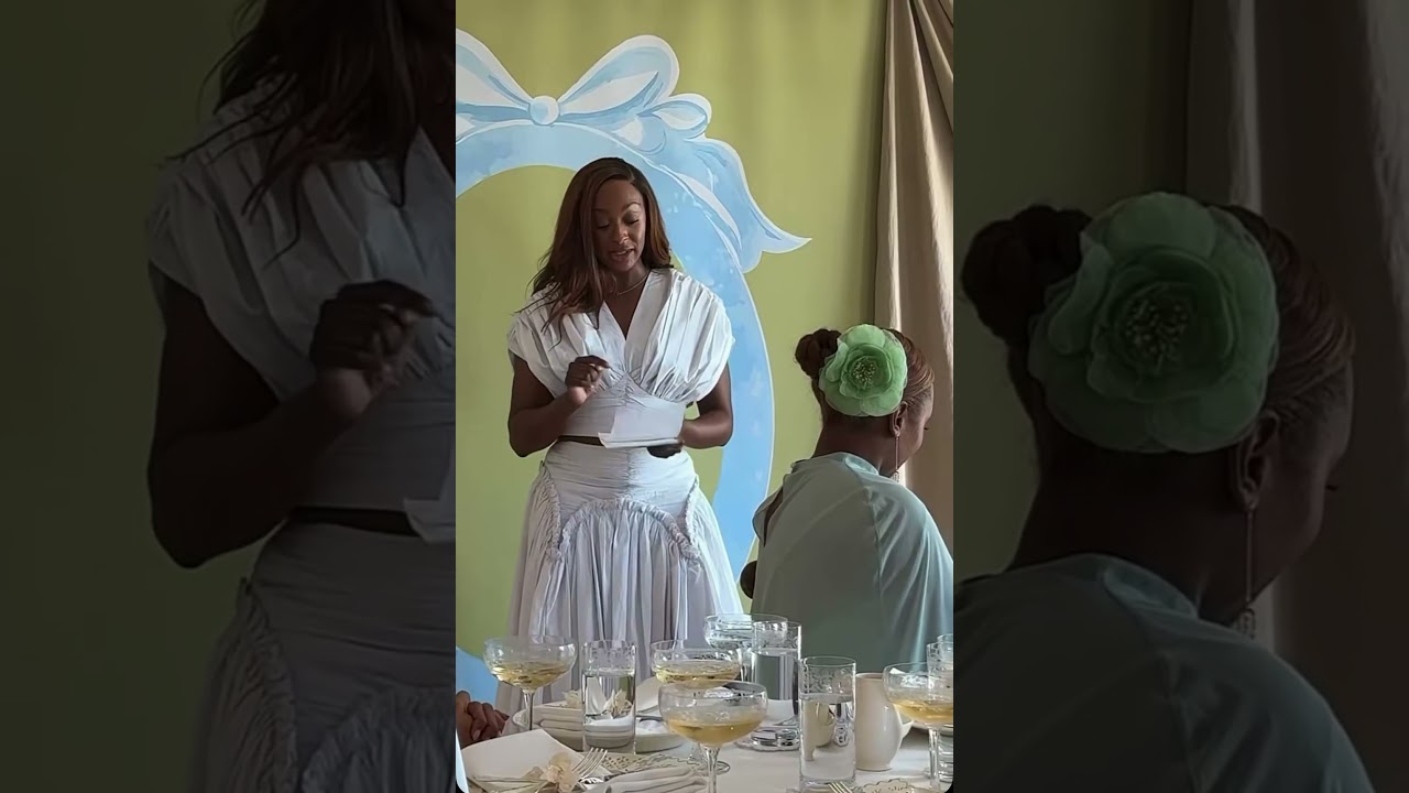 DJ Cuppy leads heartfelt prayer at Temi Otedola’s baby shower