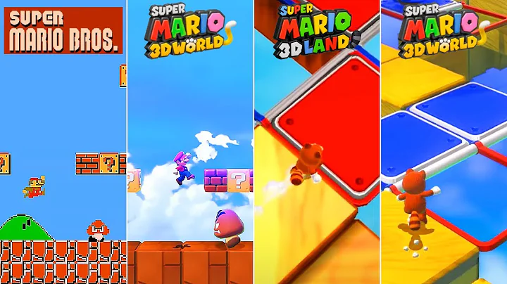 All recreated Levels in Super Mario 3D World - Full Walkthrough