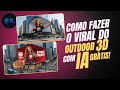 🤯 VIRAL DO OUTDOOR 3D com IA! (Tutorial Rápido + Como Animar)