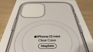 iPhone 12 mini BLUE & CLEAR CASE with MagSafe | Unboxing | 4K