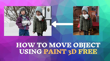 Remove Background and move object using Microsoft Paint 3D