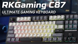 RK Gaming C87 Mechanical Keyboard Unboxing, Setup & Review | Rapid Trigger Gaming Keyboard