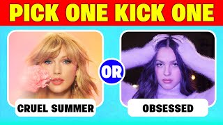 Pick One Kick One: Viral Hits Edition! 🎶🔥Music Quiz Challenge