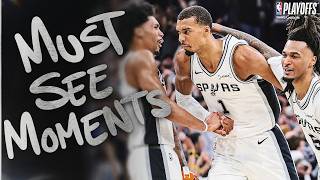 The Most ELECTRIC Spurs Plays of the Postseason 🤯