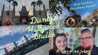 Disney Hollywood Studios Christmas Season, couples vlog, SciFi dinner, Fantasmic, Boardwalk