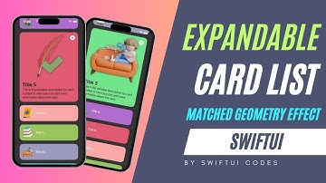 EXPERT Reveals the Power of Expanded Cards with SwiftUI iOS 14+