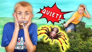 Quiet Game With Spider And SNAKE!