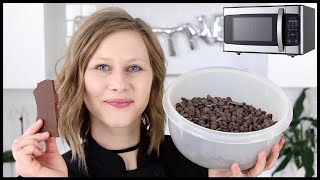 Temper Chocolate | The EASIEST Way | In the Microwave, No Thermometer!