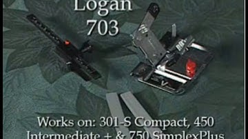 Logan V-Groover Mat Cutter: Usage video by ArtistSupplySource.com
