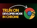 How to Turn On Developer Mode in Google Chrome (Quick &amp; Easy!)