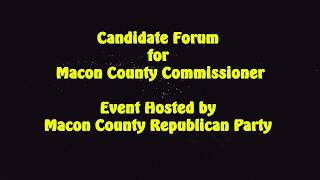 2026 County Commissioner Forum (Republican Primary - 02-07-2026)