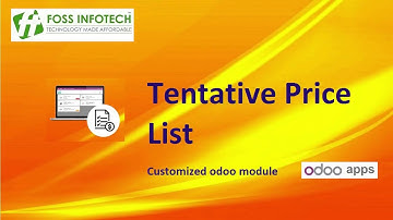 Odoo 10 Apps | Tentative Price List | FOSS INFOTECH PRIVATE LIMITED