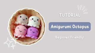 TUTORIAL AMIGURUMI OCTOPUS | BONEKA RAJUT GURITA | Kyomicraft