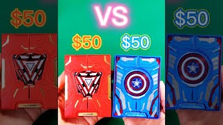 Iron Man Mark 50 VS Captain America playing cards by Card Mafia (Part 1) #Shorts Iron Man Mark 50 VS Captain America playing cards by Card Mafia (Part 1) #Shorts