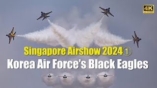 Singapore Airshow 2024 flying display: Korea Air Force&#39;s Black Eagles