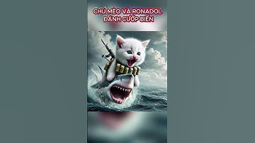 CHÚ MÈO VÀ RONADOL ĐÁNH CƯỚP BIỂN #ai #cat #ronaldo #cuopbien