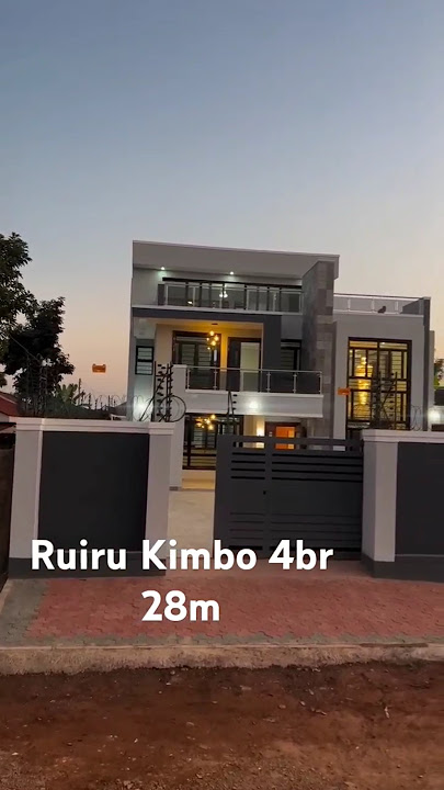 Kimbo Ruiru new 4bedroom House for sale  #houses #realestate #trump #maisonnettes #trending