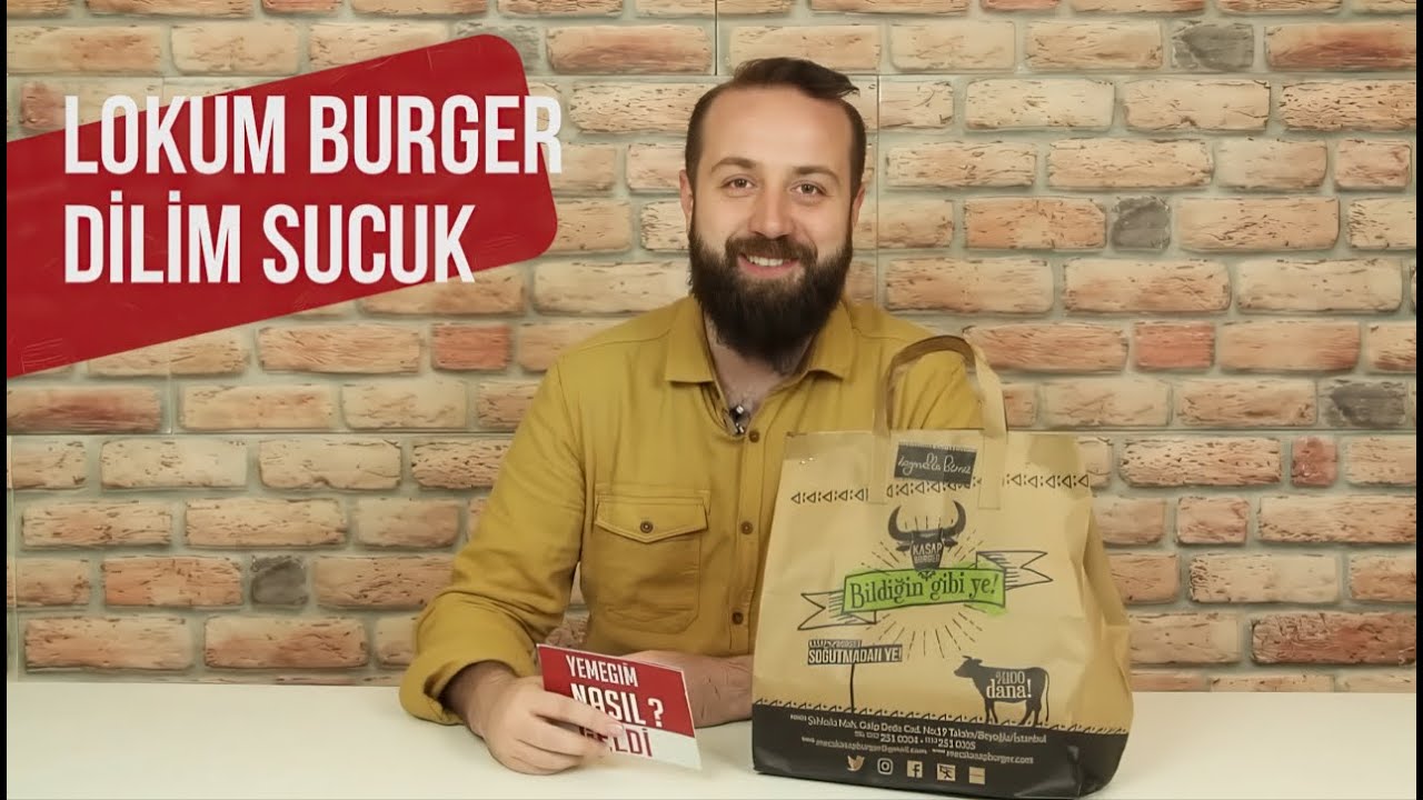 Kasap Burger / Lokum Burger - Gurme Dilim Sucuk - Patates Kızar. - Paket Servis İnceleme ve Yorumlar