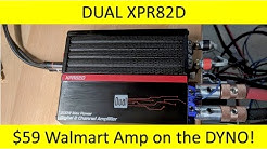 $59 Walmart amp! Dual XPR82D Amp Dyno and Unboxing 