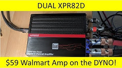 $59 Walmart amp! Dual XPR82D Amp Dyno and Unboxing 