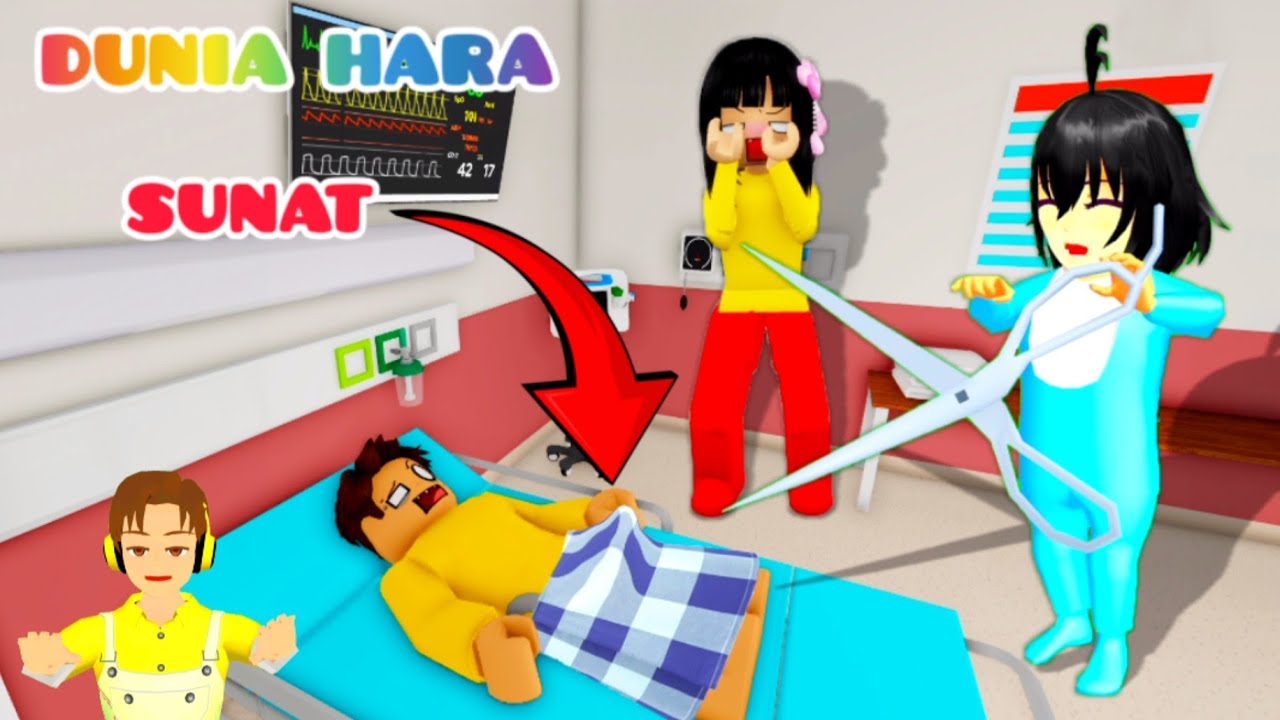 Yuta Teriak Kesakitan Disunat Atom n Baby Hara 😱 |  Yuta Kabur Melarikan diri | Roblox