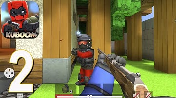 KUBOOM 3D: FPS Shooter  - Walkthrough Gameplay part 2 - Mosin(iOS, Android, Steam)