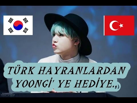İYİ Kİ DOĞDUN SUGA || TURKISH FANS LOVE YOU