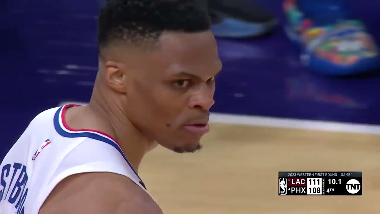 Russell Westbrook Gets CLUTCH Stops To Seal The Clippers Game 1 W! | April 16, 2023