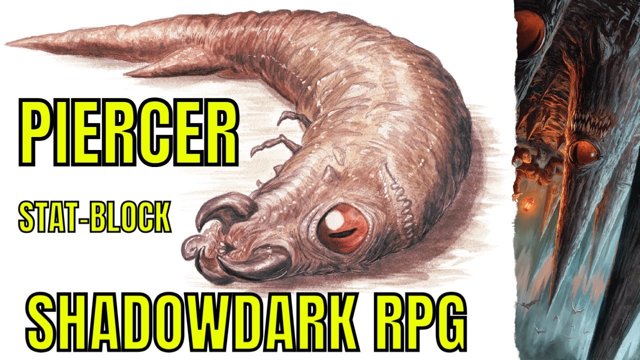 BUILDING SHADOWDARK PIERCER MONSTER STAT-BLOCK 🔴