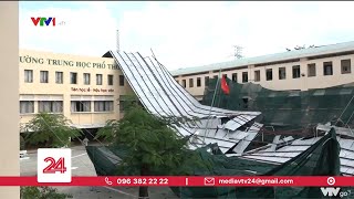 Tp. Hcm Trường Học Bị Tốc Mái Do Ảnh Hưởng Của Lốc Xoáy Vtv24