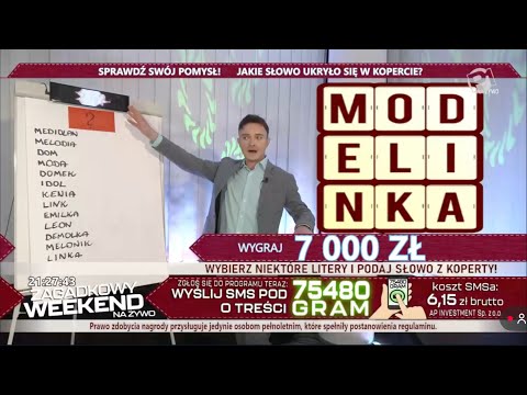 Zagadkowy Weekend Na żywo 15 11 2025 Polonia1 