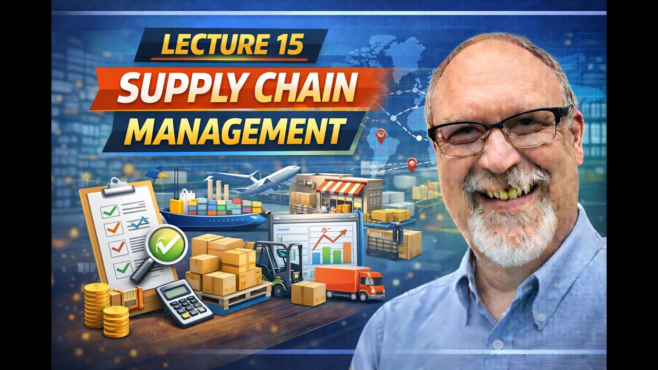 Lecture 15 Supply Chain Management