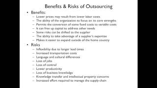 Lecture 15 Supply Chain Management