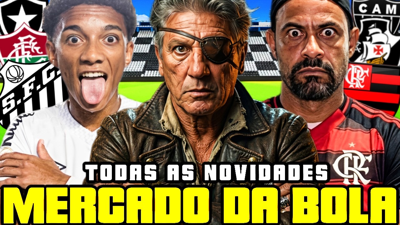 GOLEIRO BRUNO DE TIME NOVO! RENATO GAÚCHO É DO VASCO? ROBINHO JR DE TIME NOVO? | MERCADO DA BOLA